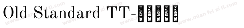 Old Standard TT字体转换